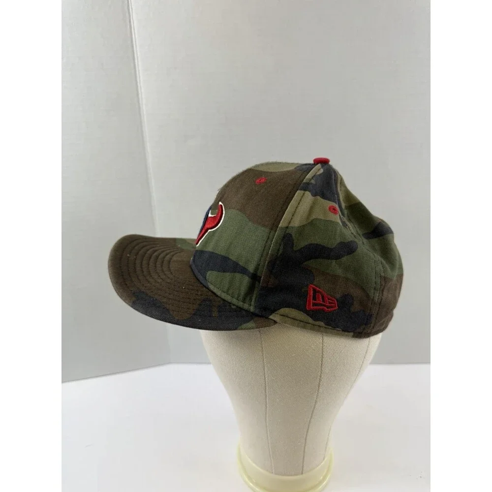 New Era 59fifty Houston Texans Fitted Hat 7 3/8 Woodland Camo Flat Brim